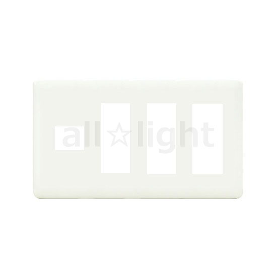 神保電器　J・WIDEシリーズ　WJEシリーズ　コンセントプレート　4連用　10コ用（1コ+3コ+3コ+3コ）　ピ..