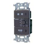 パナソニック アドバンスシリーズ配線器具 埋込電子浴室換気扇用タイマ付スイッチセット ほたるスイッチB＋12時間タイマ（約10秒～12時間可変形） AC／DCモータータイプ両用 照明AC15A 換気扇1A マットグレー WTA53936HK