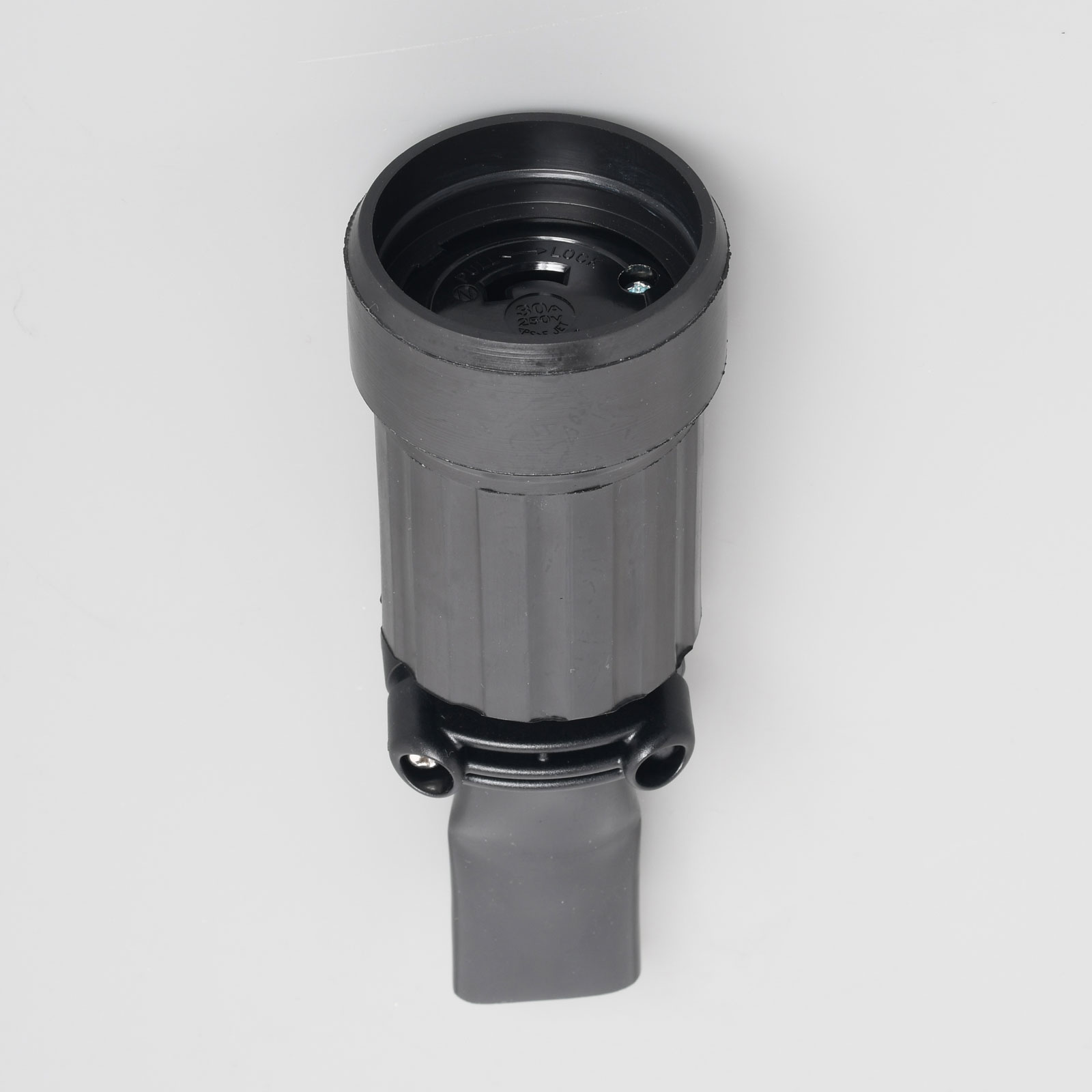 アメリカン電機 2P 30A 250V 防水形コードコネクタボディ 引掛 2324RW