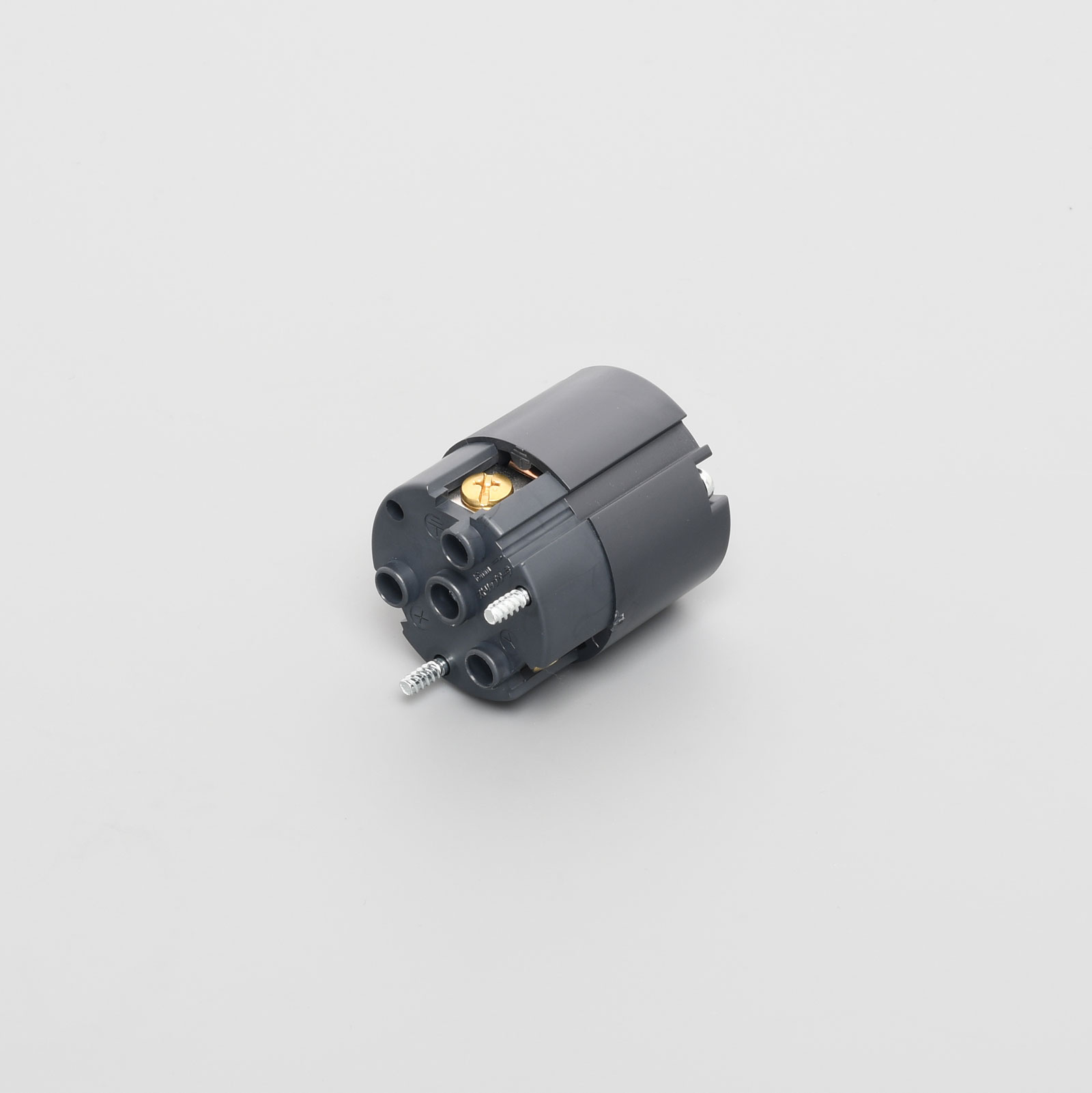 アメリカン電機　接地形2P 20A 480V　引掛形コードコネクタボディ (ナイロンカバー...