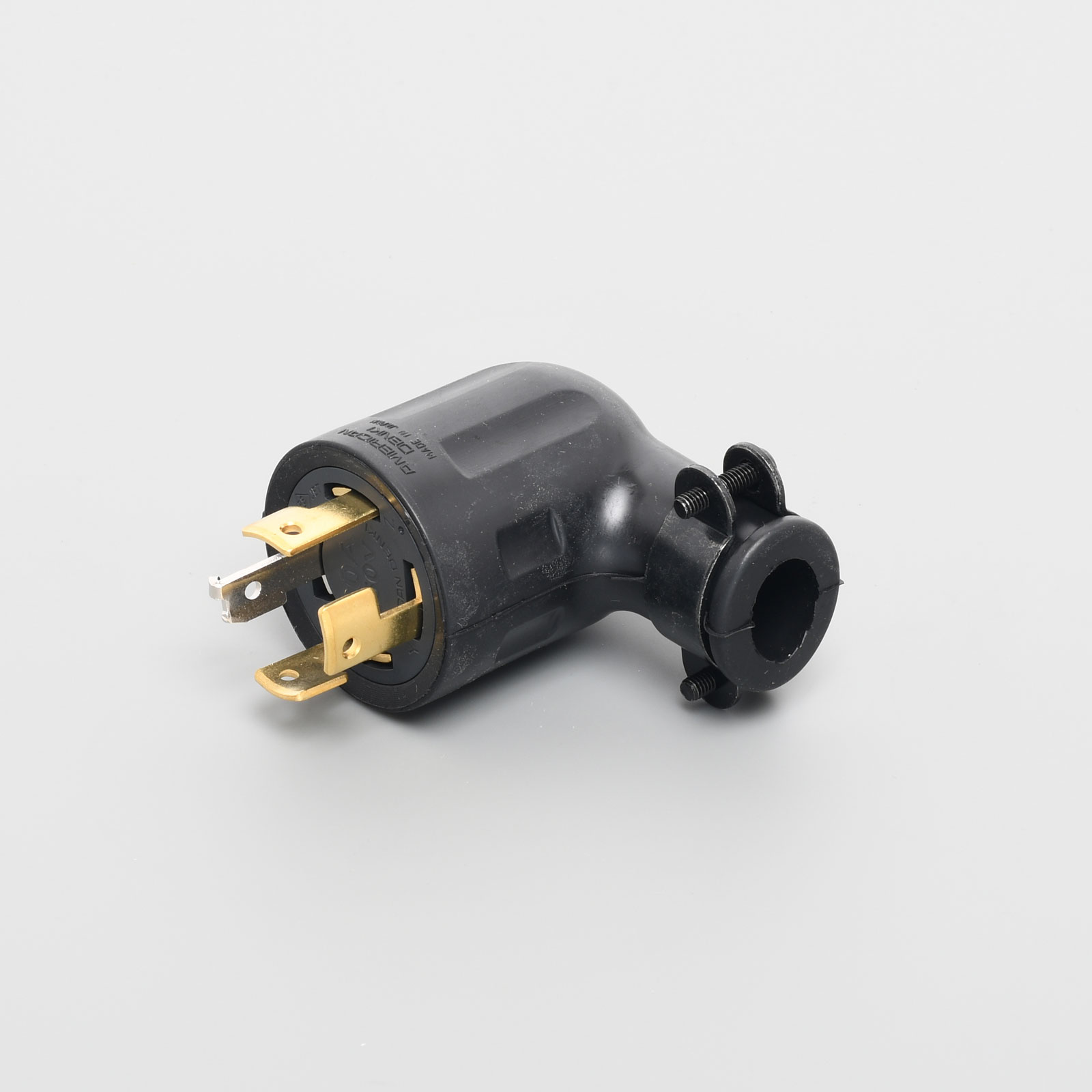 アメリカン電機　接地形3P 20A 250V　引掛形L型プラグ (ゴムカバー)　4222RL