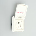 アメリカン電機 接地形2P 15A 125V 抜止形防水形機器用アウトレット 白 7117GZW