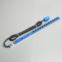 アメリカン電機 接地形2P 30A 125V 0Uコンセントバー 30A入力 抜止形12ヶ口 青 HAC7126SBL ※受注生産品