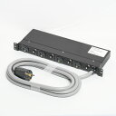 アメリカン電機 接地形2P 30A 250V (NEMA L6-30) 1Uコンセントバー 30A入力 NEMA L6-20×4ヶ口 HKC2800PT