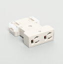 アメリカン電機 接地形2P 15A 125V フロアコンセント 抜止形2ヶ口 R2702
