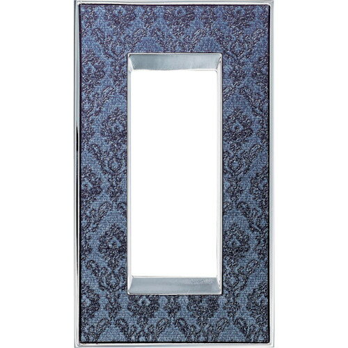 スガツネ LAMP ヴィンテージシリーズ スイッチ・コンセントプレート デコーノイアー/ブライト クローム 塩化ビニル樹脂/黄銅 1連用 3口 専用取付プラケット付属 PXPF01321DNCB