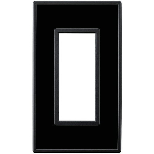 スガツネ LAMP フレックスブラックシリーズ スイッチ・コンセントプレート クリアーブラック AES樹脂 1連用 3口 十字穴付皿小ねじM3.5×5付属 P...