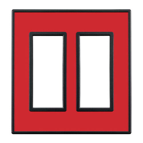 スガツネ　LAMP　フレックスブラックシリーズ 　スイッチ・コンセントプレート　ク...