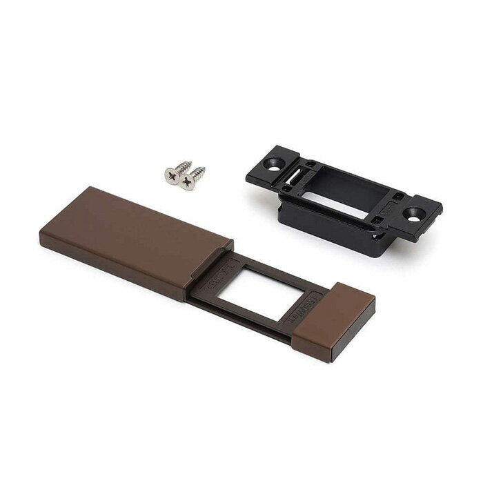 スガツネ　LAMP　コンセントカバー　DMC1-SN型　金属カバータイプ　PAT　ブラウン　開時保持　1口　DMC1SNMCBR ≪クリックポスト発送≫