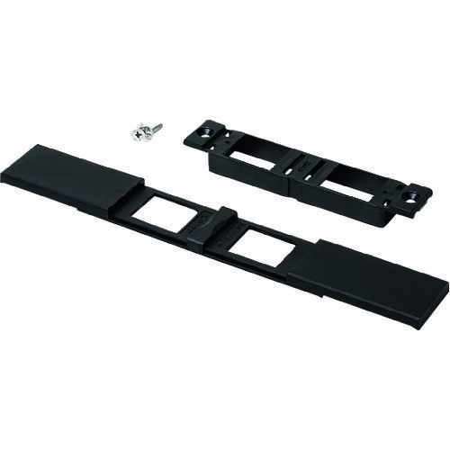 スガツネ LAMP コンセントカバー DMC1W型 樹脂タイプ PAT ブラック 常閉 1口2連 DMC1WACBL