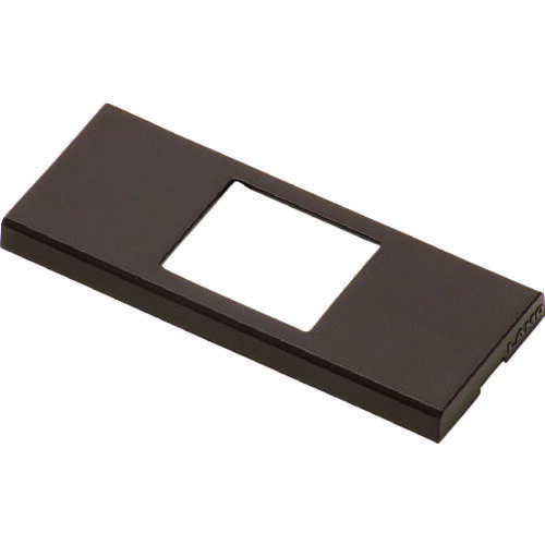 スガツネ　LAMP　コンセントプレート　DMF-EP型　ABS樹脂タイプ　ブラウン　1口　DMF1EPBR