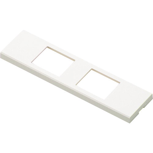 スガツネ LAMP コンセントプレート DMF-EP型 ABS樹脂タイプ ホワイト 2口 DMF2EPWT