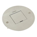 TERADA フロアコンセント テラコン 低床用フロアコンセント シルバープレート+器具(電話線チップ×1) LSF8030H