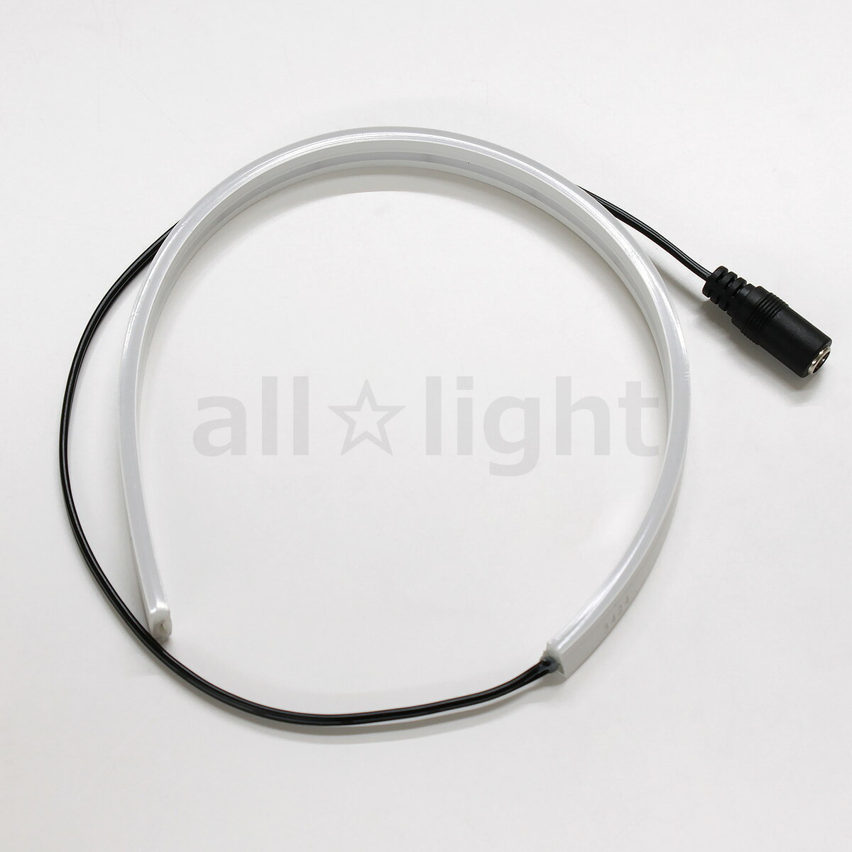 ノア DC12V 家具用LED照明(什器用) フレキシブルシリコンLEDライト 埋込取付 本体長305mm DCジャック付 光源色:電球色(約2600K) DC12V 220mA 直下照度約135lx(30cm直下) NLED4183