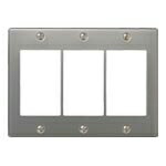 パナソニック　アドバンスシリーズ配線器具　新金属スイッチプレート　3連用　WTA6203