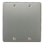 パナソニック　アドバンスシリーズ配線器具　新金属スイッチプレート　カバープレート　取付枠付　2連..