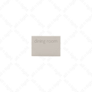 樂天商城 - 神保電器　artific series(アーティフィックシリーズ)　埋込スイッチ操作板　3路・4路用　ネーム入り(印刷ネーム:dining room)　トリプル　グレーシャスベージュ　AWNTD03GB ※受注生産品