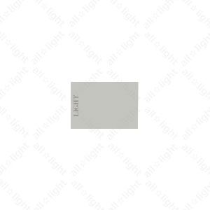 神保電器　artific series(アーティフィックシリーズ)　埋込スイッチ操作板　3路・4路用　ネーム入り(印刷ネーム:light)　トリプル　コンテンポラリーグレー　AWNTL02CG ※受注生産品
