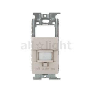 メーカー：JIMBO / 神保電器　　 シリーズ名： artific series(アーティフィックシリーズ)　 感熱センサスイッチ　　　 定格：3A 100V AC 50/60Hz OFF時の消費電力：約0.2W（ON時の消費電力:約0.8W） 動作照度：［暗］約30ルクス　［明］約100ルクス 　　　　　［切］明るさ無関係　3段切替 動作保持時間：約10・30秒 1・3・5・10・15・20・30分　9段切替 出力方式：投入・遮断時:トライアック制御出力 通電時:有電圧リレー接点出力 LED照明対応2-100W（ただし10灯以内） 感熱センサスイッチは、検知エリア内での3℃以上の温度変化を検知して動作します。 ※負荷がONのとき再度検知すると、その時点から設定時間だけ動作時間が延長されます。 【ご注意下さい】 ※この商品は電気工事士による取付工事が必要です。　資格を有しない一般消費者は、取付・取替工事を行うことは法律上できません。 ※受注生産品のためお時間をいただく場合がございます。 ※受注生産品のため、ご注文後の返品・交換・キャンセルは出来ませんのでご了承ください。 ※白熱灯は1灯あたり100W以下でご使用下さい。電球の球切れ時、大電流がながれ内部部品が破損する原因になります。 ※HIDランプ（高輝度放電ランプ）には使用できません。 ※電子回路内蔵の特殊照明器具には使用できません。 （遅延タイマ・調光機能・壁スイッチ・の短時間ON/OFF操作による点灯状態切替機能・リモコン機能 等内蔵の照明器具） 蛍光灯は、頻繁に点灯／消灯を繰り返すとランプ寿命が短くなります。 （グロー式・ラピッド式・電球形インバータ式・コンパクト形インバータ式の蛍光灯は、ランプ寿命が極端に短くなるものがあります。※ただし高頻度点滅可能な蛍光灯は除く） 頻繁に点灯／消灯するところでは、白熱灯をご使用ください。 さらに、蛍光灯ご使用のばあいには点灯／消灯の頻度が少なくなるように、明るさセンサー切替スイッチを「暗」、動作保持時間切替ツマミを長め（15分以上）に設定してください。 【取り付け場所のご注意】 次のような場所には取り付けないで下さい。 1．エアコン、ストーブ等の冷暖房器具が検知範囲内に入る場所 2.コンロ等の調理機器の近く、及び温風・湯気のあたる場所 3.白熱灯や照明器具が近くにある場所（器具から1m以内の場所） 4.反射によるゆれる間接光のあたる場所 5.揺れるものや動くものが置かれている場所 （揺れるカーテン・カーテンによる影・木の葉等の影響がある場所） 6.直射日光や車のヘッドライトにあたる場所 強力な無線等の電気雑音が入ると動作してしまう場合があります。 無線による電話機等はできるだけ離して下さい。 遮蔽物（透明ガラスも含む）があると、隠れた人は検知できません。 高い所や人が静止する場所に取り付けると、子供を検知しなかったり照明が消えてしまうことがあります。検知エリアや動作を十分ご理解していただいた上で、取り付け場所を決定してください。 【取扱上のご注意】 次のような場合、検知動作しない事や検知感度が鈍くなったと感じる事がありますが、故障ではありません。 1．人が静止している場合 2.センサに向かってまっすぐ近づいた場合 3.真夏の日中など人体と周囲の温度との差が3℃以内の場合 停電等がおき、ブレーカーの電源を投入した場合、感熱センサの初期状態のため約40秒間不安定動作をいたします。その後、検知できる正常状態になります。 検知面を汚しますと、検知能力が低下します。汚れた場合は、やわらかい布でふき取ってください、 ※化学ぞうきん、シンナー、洗剤などは使わないで下さい。 関連キーワード スイッチ 埋込 埋め込み 屋内用 熱線センサ 明暗 センサー神保電器感熱センサスイッチ（壁用）感熱センサスイッチ用ロータリスイッチ ■特徴 人や動物などから放出される熱を検知し、自動でON/OFFするセンサーです。 プレートとの組み合わせ品やロータリスイッチなどもございます。 ≪神保電器　感熱センサスイッチ≫ 4線式 2線式 ピュアホワイト JEC-BN-PAS-1 PW JEC-BN-PAS-3 PW ブラック JEC-BN-PAS-1 BK JEC-BN-PAS-3 BK グレー JEC-BN-PAS-1 GY JEC-BN-PAS-3 GY ダークブラウンメタリック JEC-BN-PAS-1 DBM JEC-BN-PAS-3 DBM メタリックブラック JEC-BN-PAS-1 MBK JEC-BN-PAS-3 MBK シルバー JEC-BN-PAS-1 SV JEC-BN-PAS-3 SV メタリックグレー JEC-BN-PAS-1 MGY JEC-BN-PAS-3 MGY ≪神保電器　artific series(アーティフィックシリーズ)　感熱センサスイッチ≫ 4線式 2線式 グレーシャスベージュ AWS03101GB AWS03110GB キネティックホワイト AWS03101KW AWS03110KW コンテンポラリーグレー AWS03101CG AWS03110CG ≪神保電器　J・WIDEシリーズ　感熱センサスイッチ　組み合わせ≫ ブランクチップ+センサスイッチ 3路ガイドスイッチ+センサスイッチ WJH03110 PW WJH03119 PW ≪神保電器　J・WIDEシリーズ　感熱センサスイッチ用ロータリスイッチ≫ 単極3段切替 ロータリスイッチ1個 ロータリスイッチ2個 ロータリスイッチ1個+3路スイッチ WJH01620PW WJH02620PW WJH03680PW ≪神保電器　J・WIDE SLIMシリーズ　感熱センサスイッチ用ロータリスイッチ≫ 単極3段切替 ロータリスイッチ1個 ロータリスイッチ2個 ロータリスイッチ1個+3路スイッチ NWS01620PW NWS02620PW NWS03680PW ≪神保電器　J・WIDE SLIMシリーズ　感熱センサスイッチ用ロータリスイッチセット　防滴薄形≫ 3段切替 ロータリスイッチ1個 ロータリスイッチ2個 TDP01620SV TDP01620DB TDP02620SV TDP02620DB ≪神保電器　artific series(アーティフィックシリーズ)　感熱センサスイッチ用ロータリスイッチ≫ グレーシャスベージュ キネティックホワイト コンテンポラリーグレー AWS03678GB AWS03678KW AWS03678CG