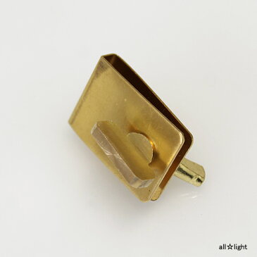 Sunyow viento コードクリップ ペンダントライト用 ゴールド(金色) コードアジャスター コード調節器 コード調節 ビエント クリップ ネジ式 長さ調節 レトロ アンティーク 金属 真鍮 照明 ツイストコード用 CC01GD ≪4個までクリックポスト対応≫