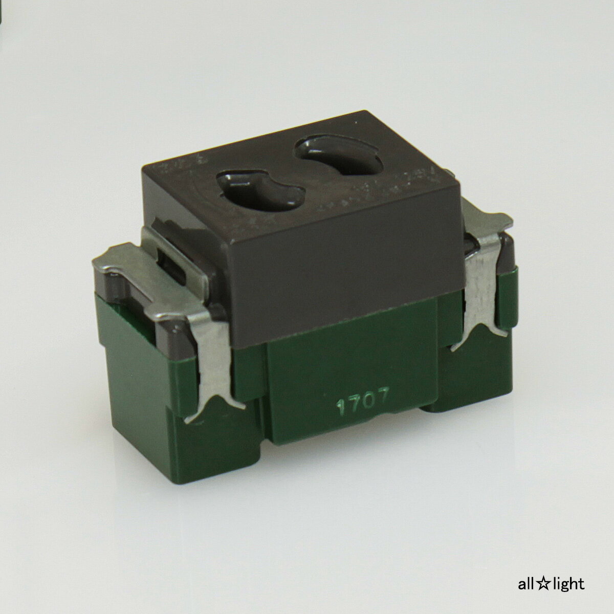 パナソニック　フルカラー配線器具　埋込抜け止めコンセント　シングルコンセント　15A　125V　グレー　WN1061H