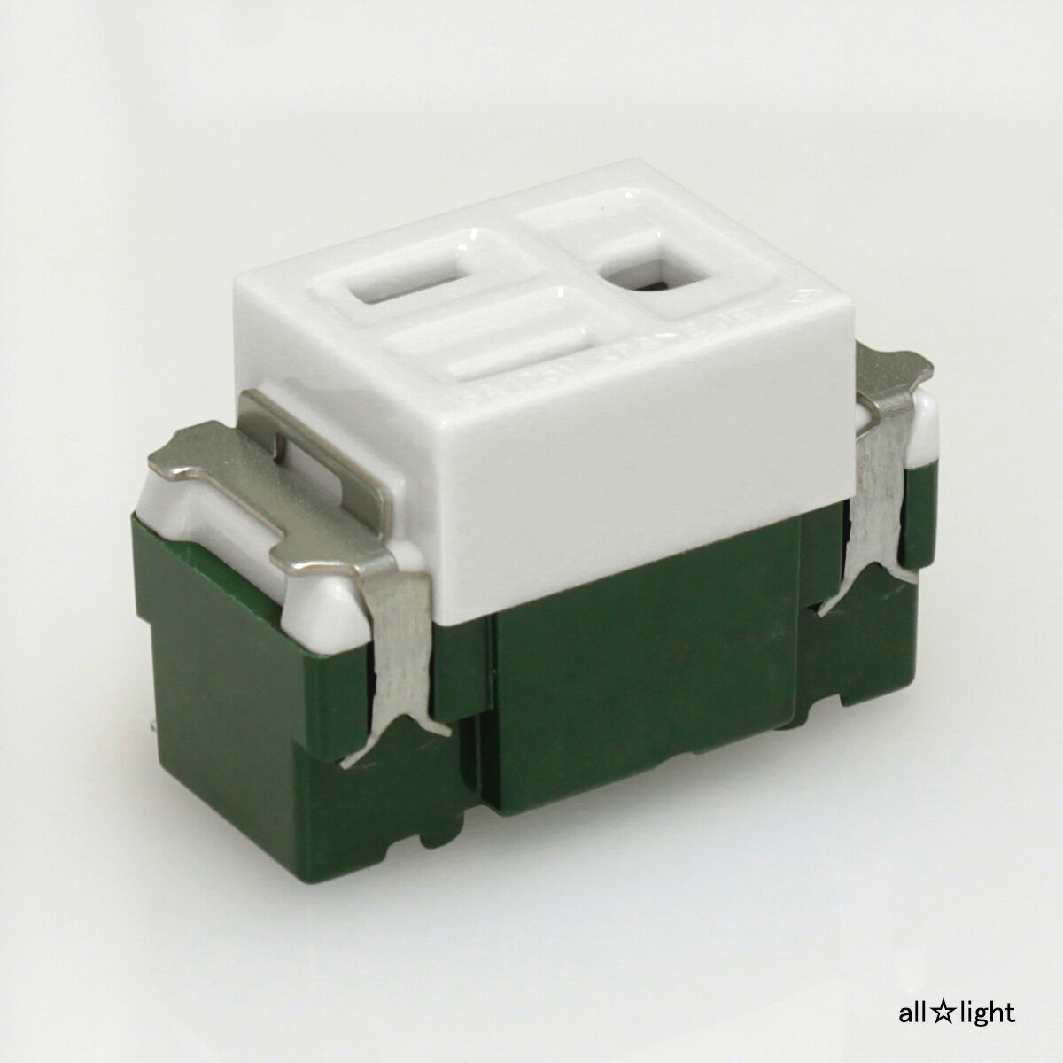 パナソニック　フルカラー配線器具　埋込接地コンセント　シングルコンセント　15A　125V　セラミックホワイト　WN1101CW