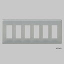 パナソニック フルカラー配線器具 新金属2型プレート 標準プレート 6連用 18コ用 WN6518K