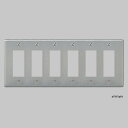 パナソニック フルカラー配線器具 新金属プレート 標準プレート 6連用 18コ用 WN7518