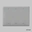 パナソニック フルカラー配線器具 新金属プレート カバープレート 取付枠付 3連用 WN7593