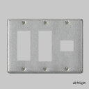 パナソニック フルカラー配線器具 ステンレスプレート 標準プレート 3連用 7コ用(3コ+3コ+1コ用) WN7607K