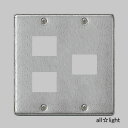 パナソニック フルカラー配線器具 ステンレスプレート 標準プレート 2連用 3コ用(2コ+1コ用) WN7673K