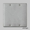 パナソニック フルカラー配線器具 ステンレスプレート カバープレート 取付枠付 2連用 WN7692K