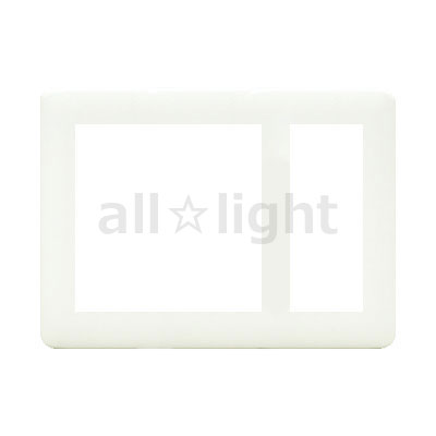 神保電器　J・WIDEシリーズ　WJEシリーズ　コンセントプレート　3連用　保安灯+コンセント用　ピュアホ..