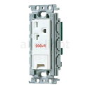 パナソニック コスモシリーズワイド21 15A・20A兼用250V用 埋込アースターミナル付接地コンセント 絶縁枠 20A 250V ホワイト WTF19324...