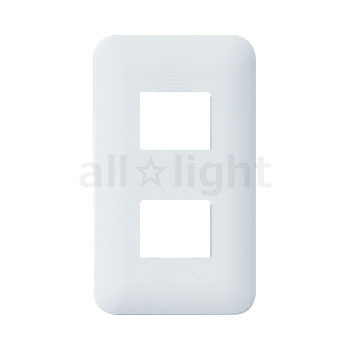 パナソニック　コスモシリーズワイド21　コンセントプレート　ラウンド　1連用　2コ用　ホワイト　WTF7..