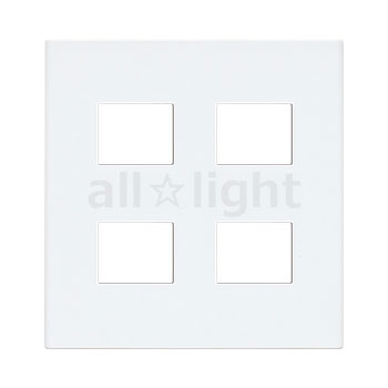 パナソニック　コスモシリーズワイド21　コンセントプレート　スクエア　2連用　4コ用（2コ＋2コ用）　..