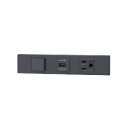 神保電器 NKシリーズ 家具・機器用3路スイッチ+USBコンセント(Type-A)+接地コンセントセット(什器用) ソフトブラック(SB) KAG3583 ※受...