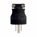 パナソニック 接地15Aタフキャップ（電源プラグ） 15A 125V ブラック（黒色） WF5015B