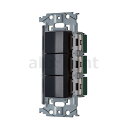 パナソニック SO−STYLE(ソー・スタイル) スイッチ・取付枠セット品 トリプル 上段3路 中段4路 下段4路 15A 300V AC マットブ...