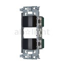 パナソニック SO−STYLE(ソー・スタイル) スイッチ・取付枠セット品 ダブル スイッチE(4路)×2 15A 300V AC マットブラック ...