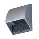 パナソニック 屋側用配線器具 スマートデザインシリーズ スマート防雨入線カバー IPX3 露出・埋込両用 ホワイトシルバー WP9631S