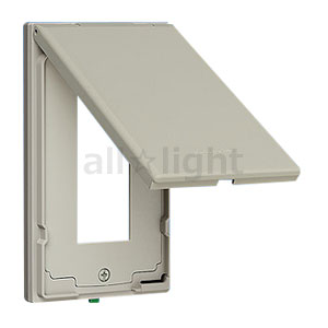 パナソニック　コスモシリーズワイド21　屋側プレート　防滴プレート（樹脂製）　IPX3　コンセント用（コンセント取付枠付）　3コ用　WTF7903