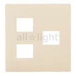 パナソニック　アドバンスシリーズ配線器具　簡易耐火コンセントプレート　2連用　3コ用（2コ＋1コ用）..