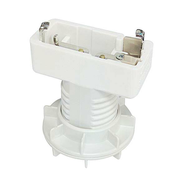 オーム電機　引掛ランプソケット　E17口金用　白熱電球60Wまで　ロック付き　セード固定リング付き　HSHSA17MM