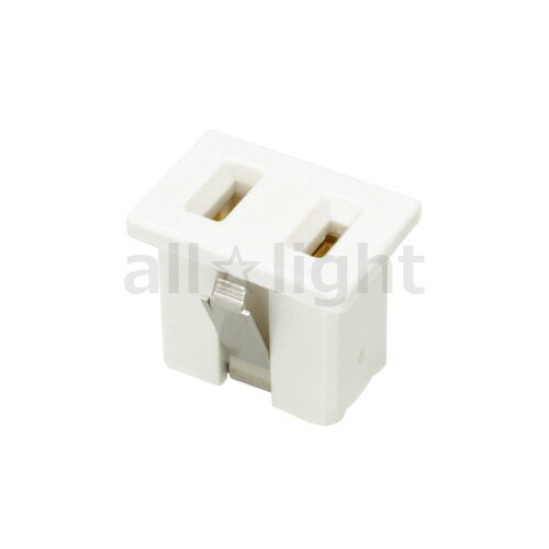 神保電器　機器用配線器具　はめ込コンセント　2P　15A　125V　ピュアホワイト　1341PW