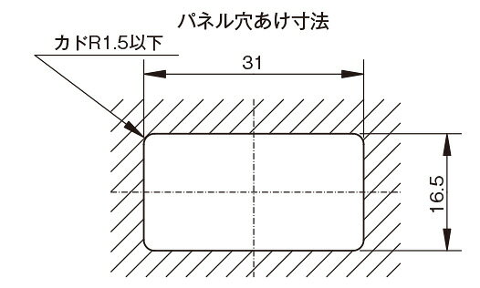神保電器　機器用配線器具　扉付はめ込コンセント　2P　15A　125V　1377