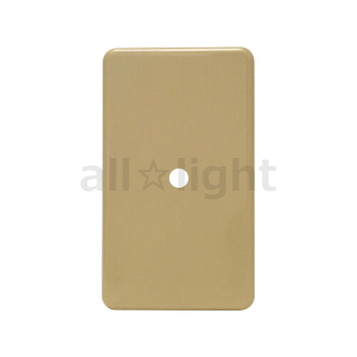 神保電器 ニューマイルドビーシリーズ エレガンスカセットプレート 1連用 ノズル用φ9 ライトベージュ 6541TL