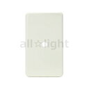 神保電器 ニューマイルドビーシリーズ エレガンスカセットプレート 1連用 ノズル用φ9 ピュアホワイト 6541TPW