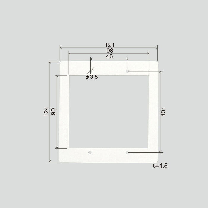 神保電器　ニューマイルドビーシリーズ　ゴムパッキン　2連用　82162(白)