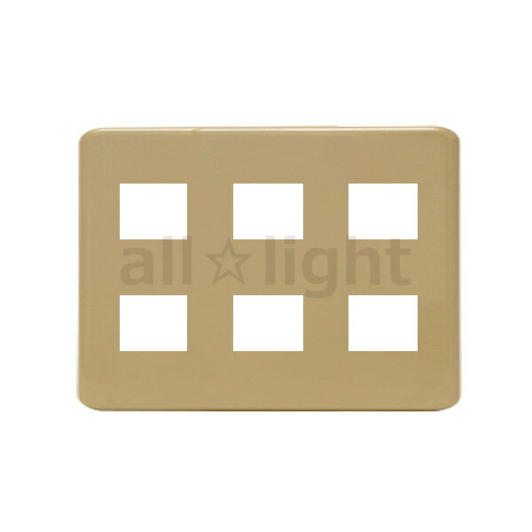 神保電器　ニューマイルドビーシリーズ　ホームエレガンスプレート　3連用　6コ用（2コ+2コ+2コ用）　..